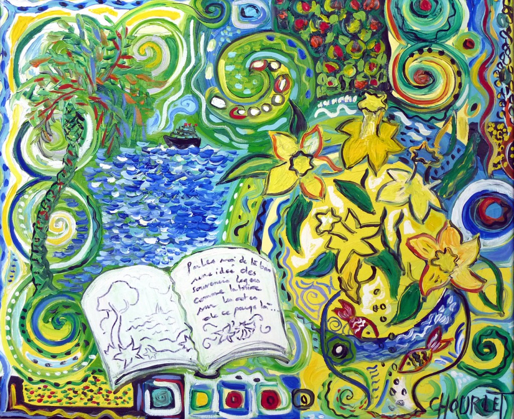 Céline Chourelet »La couleur du voyage«   Öl auf Leinwand | 50 x 61 cm
